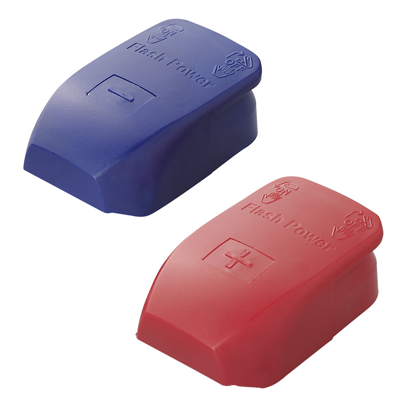 Accupoolklemmen set (+) en (-) met snelaansluiting - 12-24V