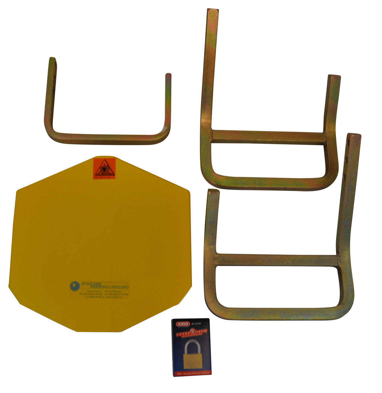 Politie wielklem TNO/TÜV - SCM gekeurd - geschikt voor 8, 9 en 10 inch wielen