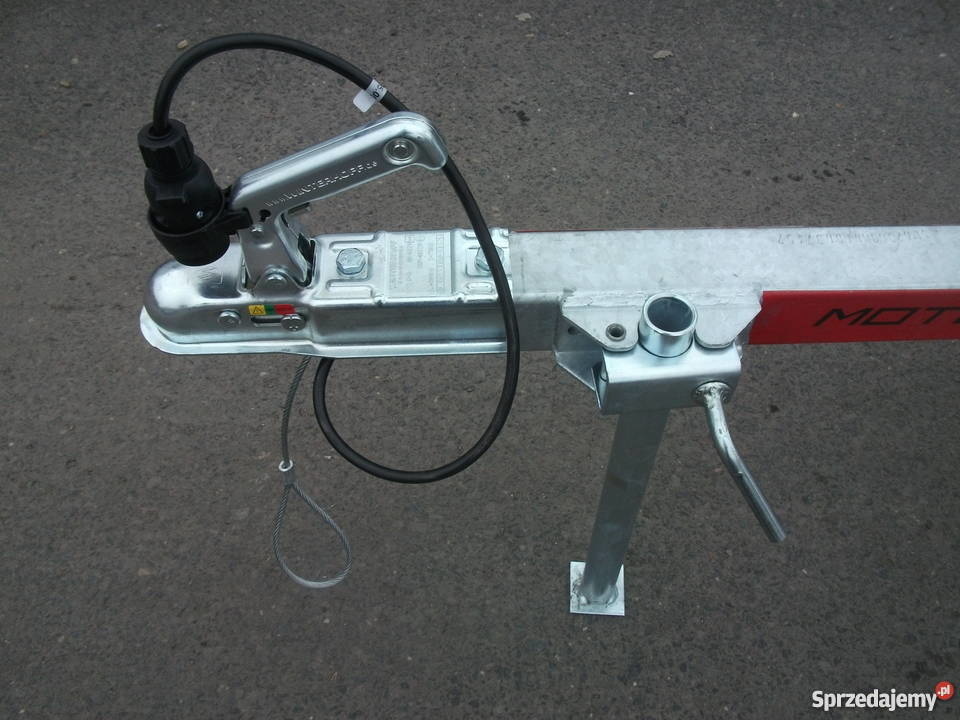 Motoraanhanger TEMARED MOTO 1 - 200x107 cm - 750 kg - ongeremd - motortrailer - geschikt voor 1 motor - inclusief oprijplaat