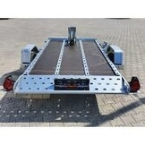 Zakbare motortrailer TEMARED MOTO-QUAD 2616 - 264x161 cm - 750 kg - ongeremd - motor/quad trailer - voorzien van handpomp