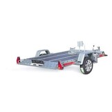 Zakbare motortrailer TEMARED MOTO-QUAD 2616 - 264x161 cm - 750 kg - ongeremd - motor/quad trailer - voorzien van handpomp