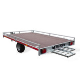 Quad trailer -300x200 cm - Temared QUAD 2 3020C - 1350 kg - inclusief oprijplaten