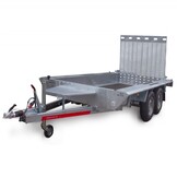 TEMARED machinetransporter 350x160 cm - 3500 kg - geremd - machinetransporter met oprijklep