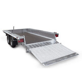 TEMARED machinetransporter 350x160 cm - 3500 kg - geremd - machinetransporter met oprijklep