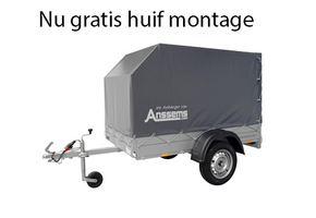 GT 750 251x126 cm - 750 kg - voorgem. huif