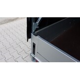 Anssems GT 750 bakwagen - 750 kg bruto laadvermogen - 251x126 cm laadoppervlak - ongeremd - inclusief voorgemonteerde huif