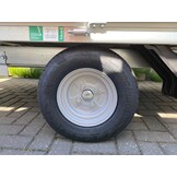 Ongeremde Eduard Plateauwagen - 250x145 cm - 750 kg ongeremde plateauwagen - 56 cm laadvloerhoogte - 195/55R10