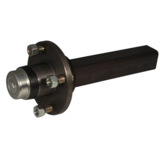 Ongeremde naaf met aseind - 4x100 - aseind 40x200 mm