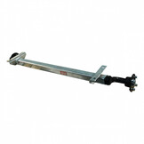 Ongeremde torsie as - padmaat 1000 mm - flensmaat 1450 mm - 1050 kg - 4x100