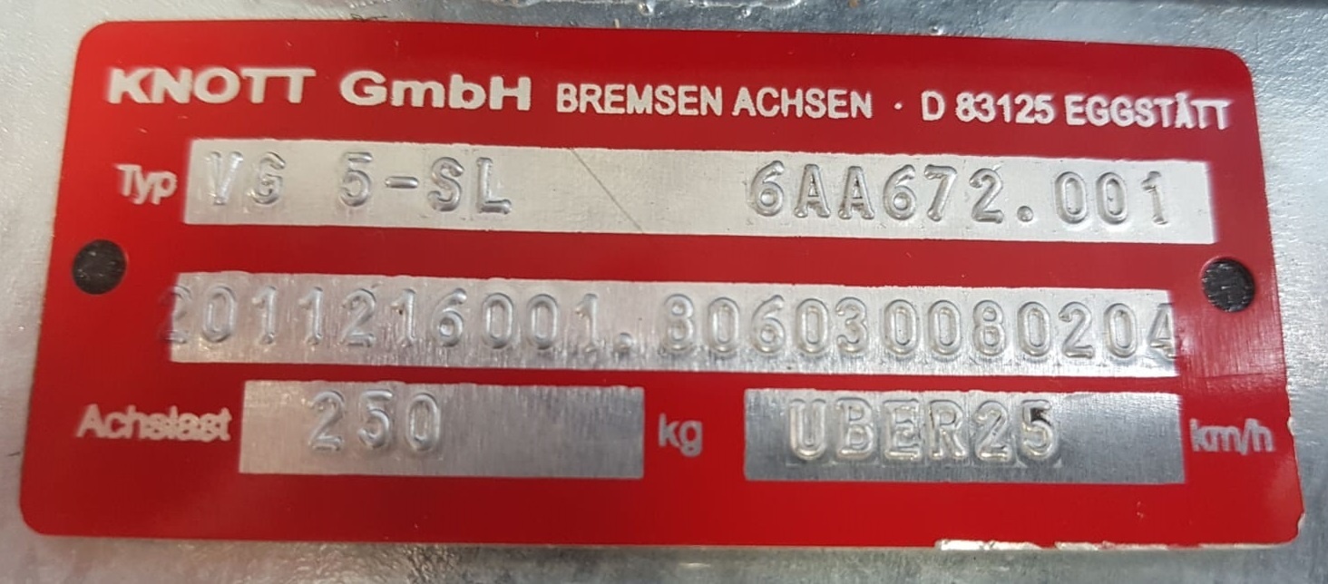 Ongeremde naaf met aseind - 4x100 - 175 kg maximale belasting - rechts
