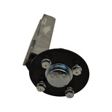 Ongeremde naaf met aseind - 4x100 - 175 kg maximale belasting - links