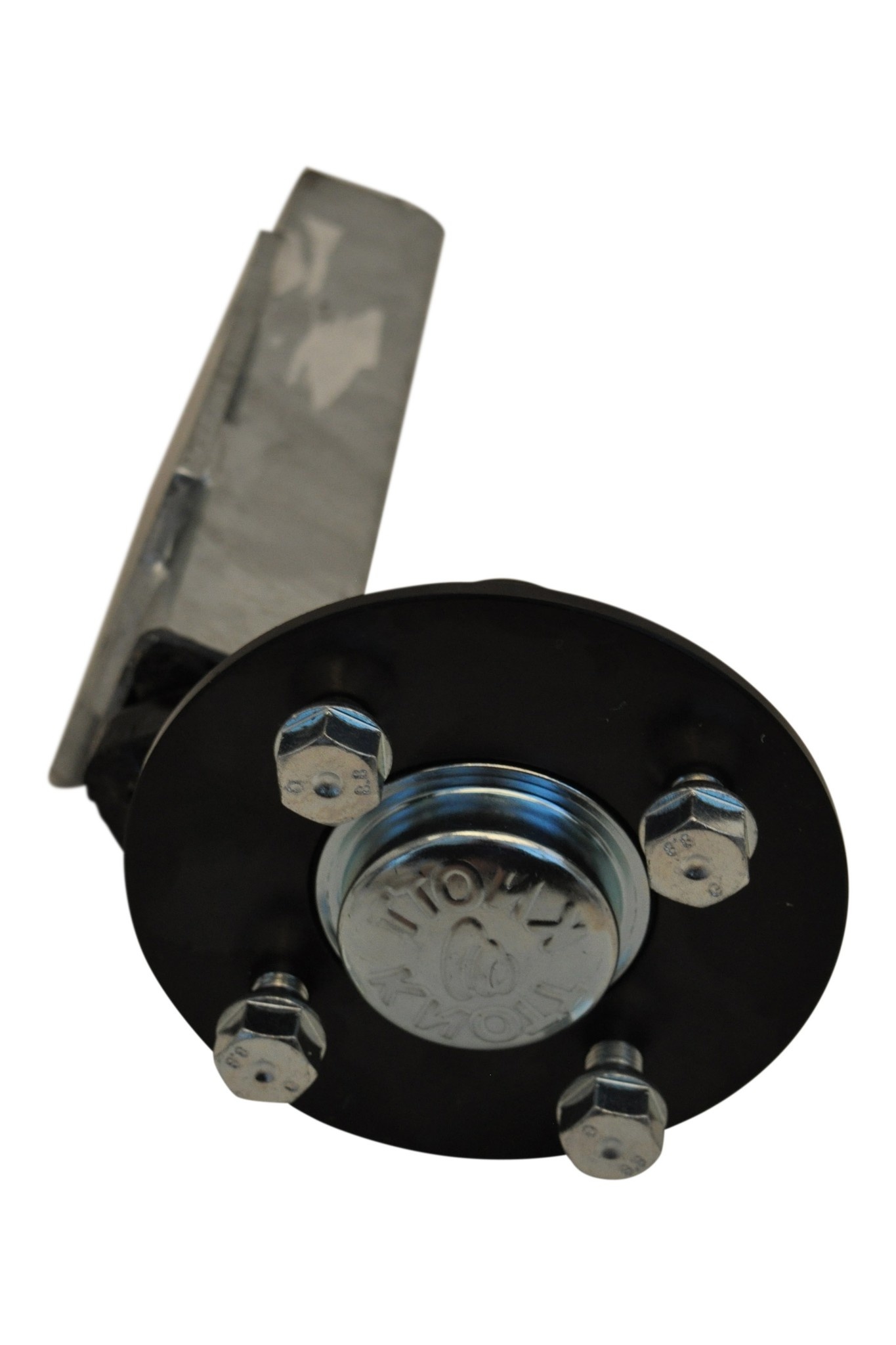 Ongeremde naaf met aseind - 4x100 - 175 kg maximale belasting - links