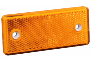 Oranje/gele reflector 96x42 mm - zelfklevend