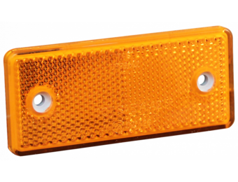 Oranje/gele reflector 96x42 mm - zelfklevend