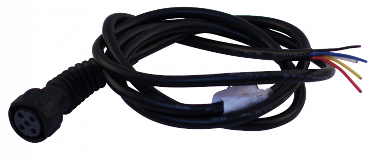 5-polige Aspock connector met 1,5 meter kabel - links