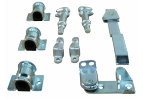 Draaistangsluiting - rechts - verzinkt - Ø22 mm stang