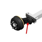 Knott steun voor schokbrekers - schroefbaar