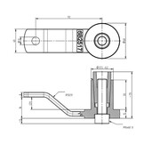 Knott steun voor schokbrekers - schroefbaar