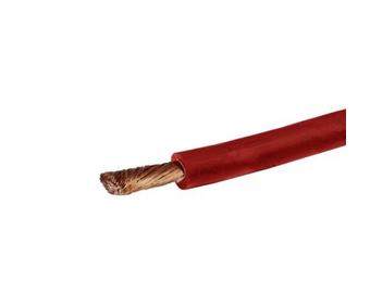 Accukabel 16 mm² - rood - per meter