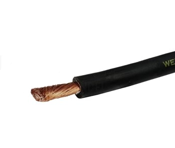 Accukabel - 16 mm² - per meter - maximale belasting 135 A - zwart