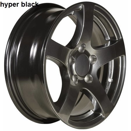 Losse 14 inch velg voor aanhangwagens - 5.5Jx14 (5x112) 900 kg - ET30 - mat zwart