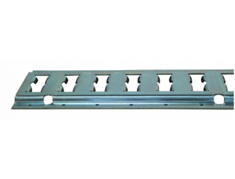 Rails voor ladingzekering  2,5 mm dikte
