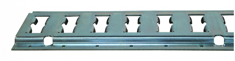 Rails voor ladingzekering  2,5 mm dikte - diverse lengtes
