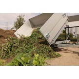 Geremde Eduard 3-zijdige kipper - 330x180 cm - 2700 kg bruto laadvermogen - elektrisch, extern laden - 63 cm laadvloerhoogte - inclusief uitzetsteunen