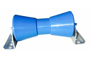 200x85 mm kielrol blauw compleet op steun