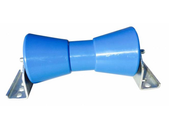 200x85 mm kielrol blauw compleet op steun