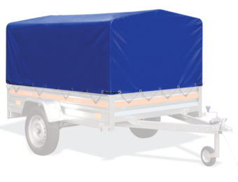 263x125x80 cm huif compleet - blauw