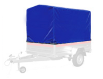 263x125x110 cm huif compleet - blauw