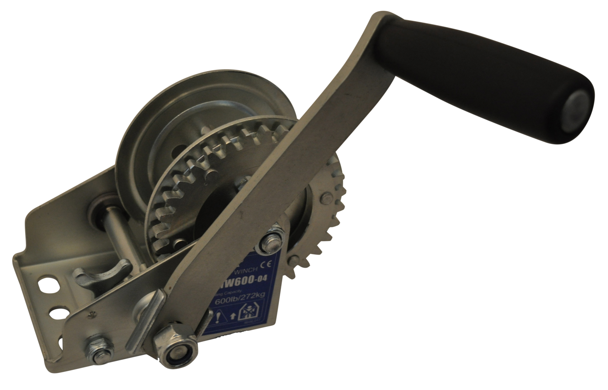 Handlier ongeremd 272 kg overbrenging 3.2:1