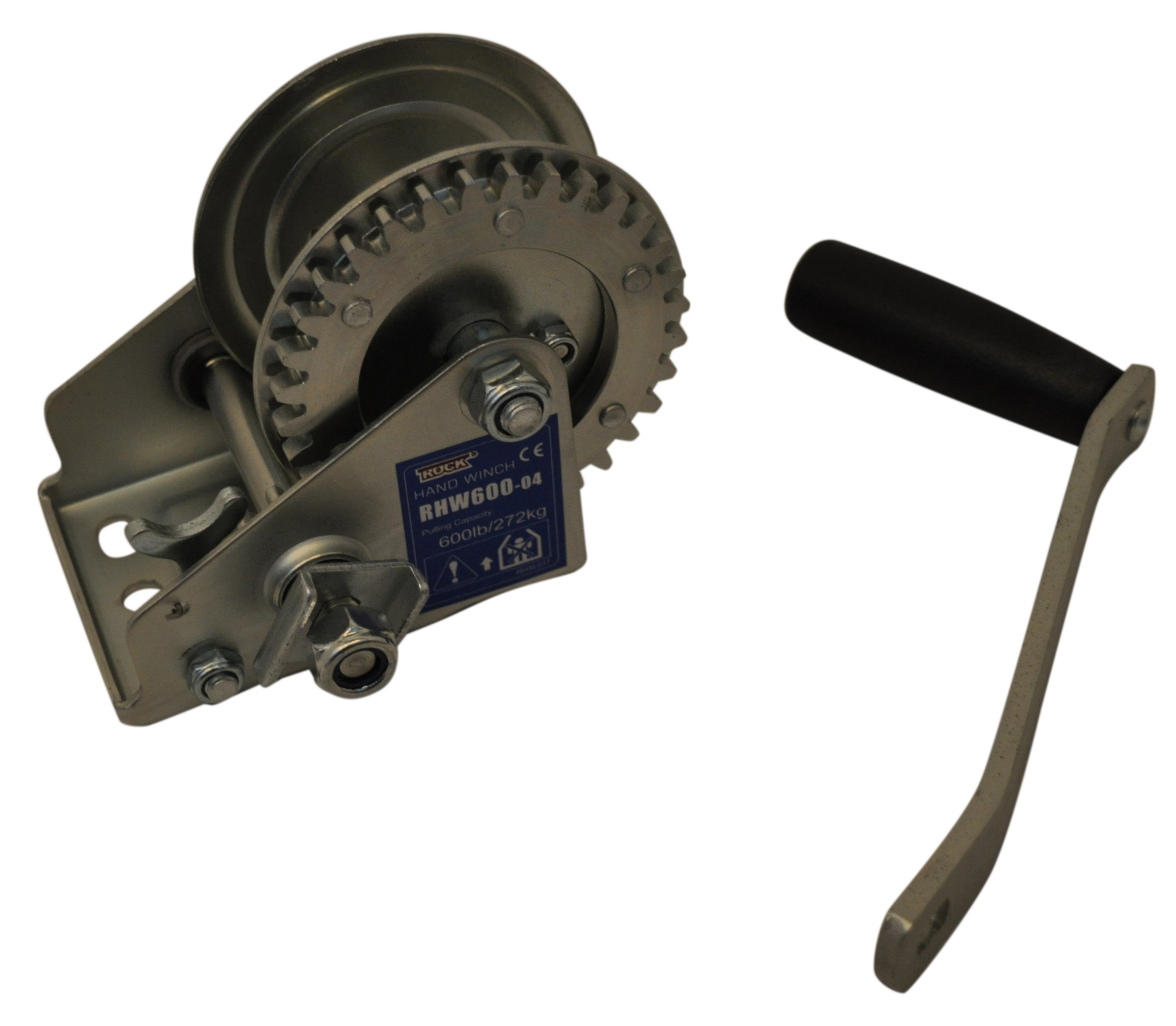 Handlier ongeremd 272 kg overbrenging 3.2:1