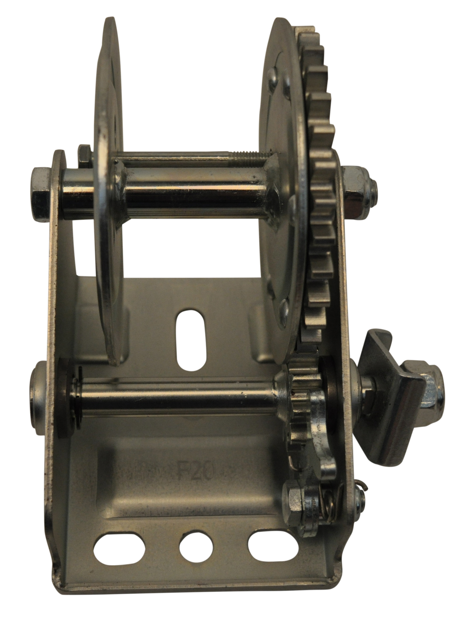 Handlier ongeremd 272 kg overbrenging 3.2:1