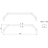 De Haan THMAQ 20155 - aluminium traanplaat spatbord