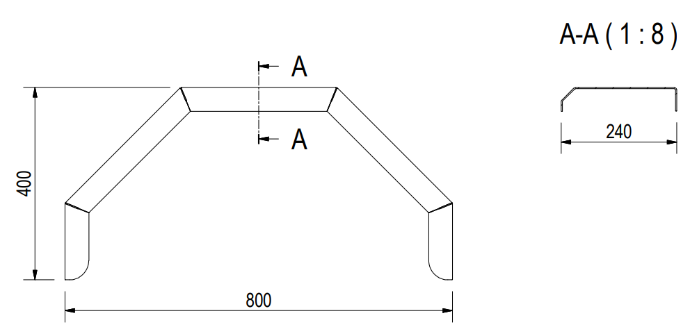 De Haan HMAQ 2480 - aluminium traanplaat spatbord