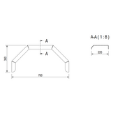 De Haan HMAQ 2275 - aluminium traanplaat spatbord