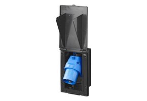 CEE wandinvoerdoos - rechthoekig - inbouw