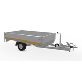 Geremde Eduard Plateauwagen - 250x145 cm - 1350 kg - 56 cm laadvloerhoogte