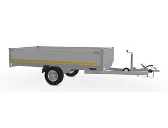 310x160 cm - 1350 kg - 40 cm borden - geremd