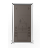 Ongeremde Eduard achterwaartse kipper - 310x160 cm - 750 kg bruto laadvermogen - handpomp - 63 cm laadvloerhoogte