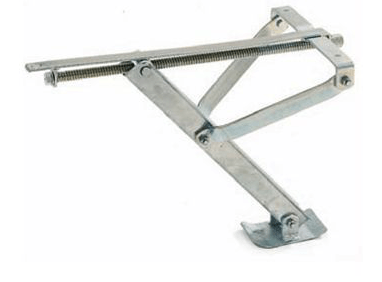 Uitdraaisteun met klapvoet - 500 kg - AL-KO - verzinkt