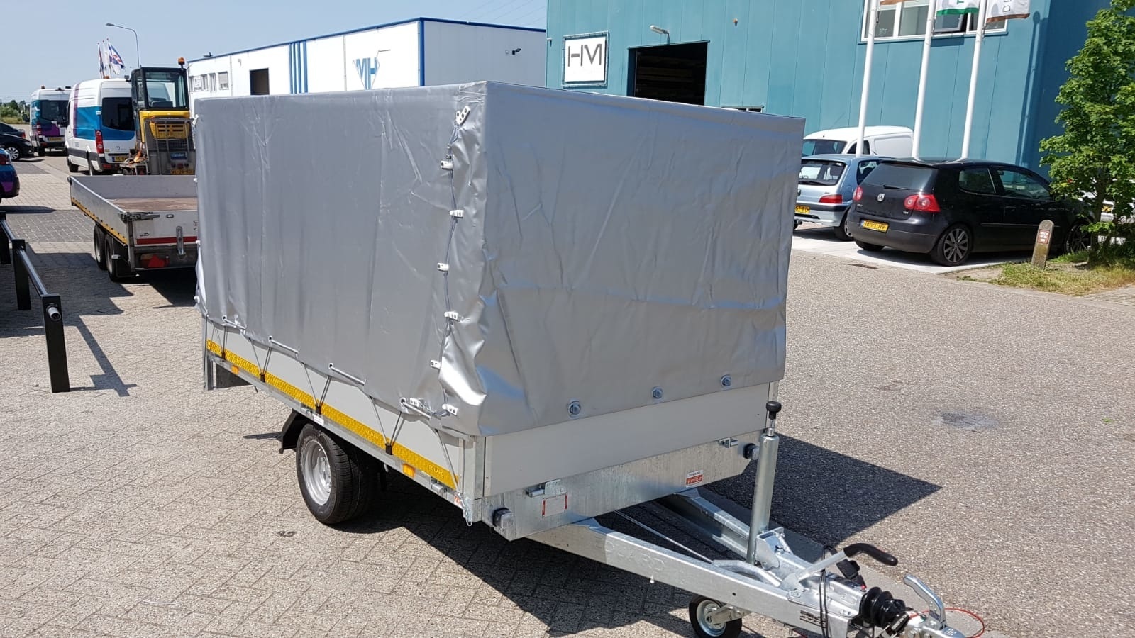 Complete Eduard huif - doek en stellage - 256x150 cm - diverse hoogtes en kleuren beschikbaar