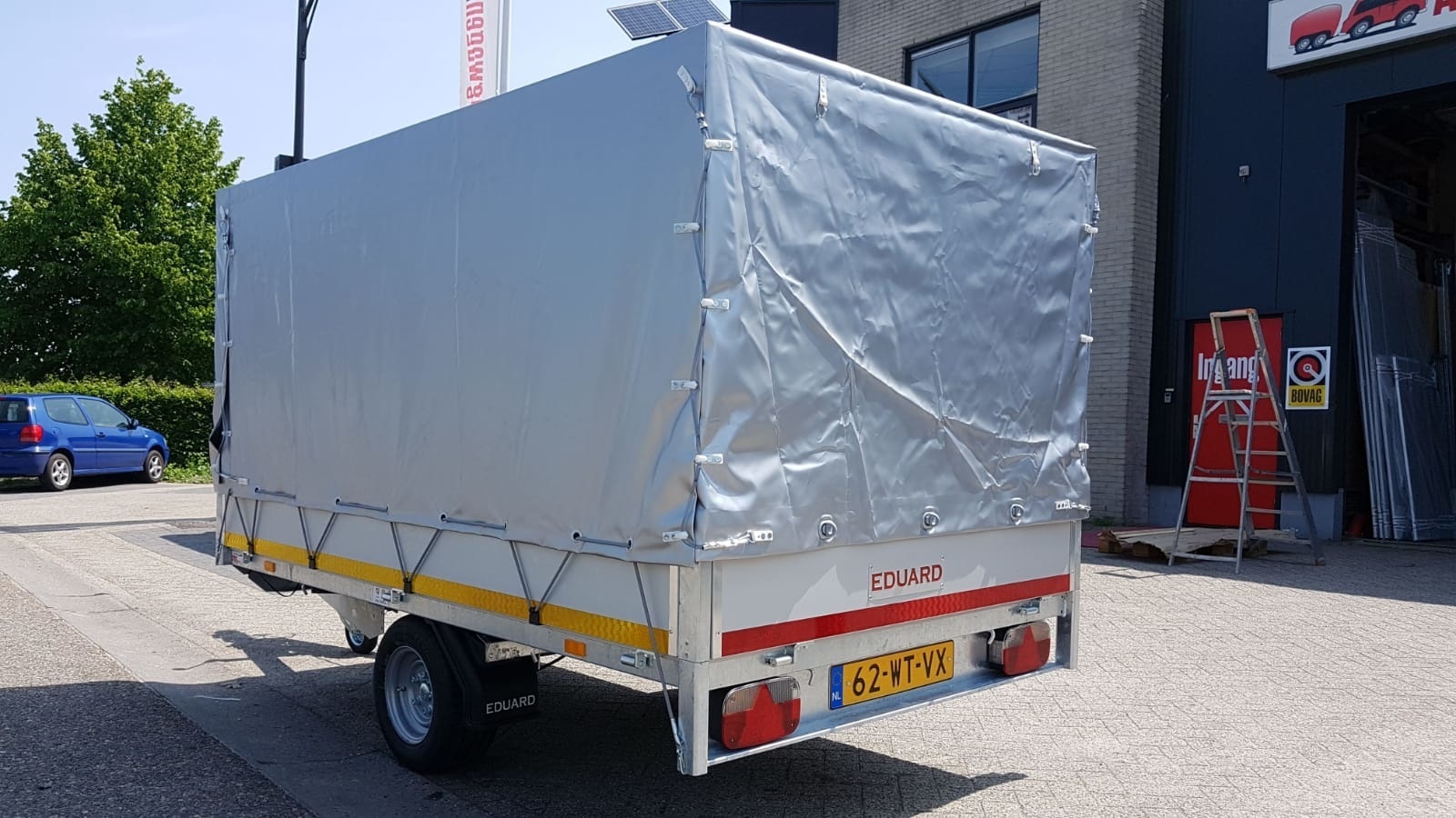 Complete Eduard huif - doek en stellage - 256x150 cm - diverse hoogtes en kleuren beschikbaar