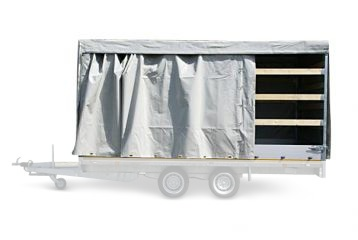 Complete Eduard huif met schuifzeil - doek en stellage - 406x200 cm - diverse hoogtes en kleuren beschikbaar