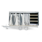 Complete Eduard huif met schuifzeil - doek en stellage - 406x220 cm - diverse hoogtes en kleuren beschikbaar