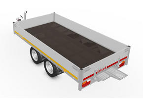 310x160 cm - 2700 kg - 30 cm borden + oprijpl.