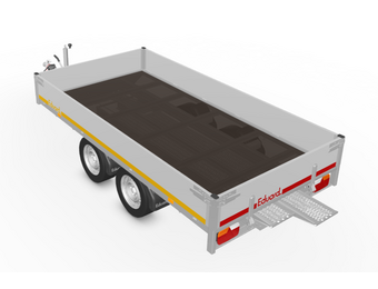310x160 cm - 2700 kg - 30 cm borden + oprijpl.