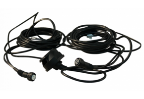 6 meter - 7 Polig met stekkerdoos - 2x 5P